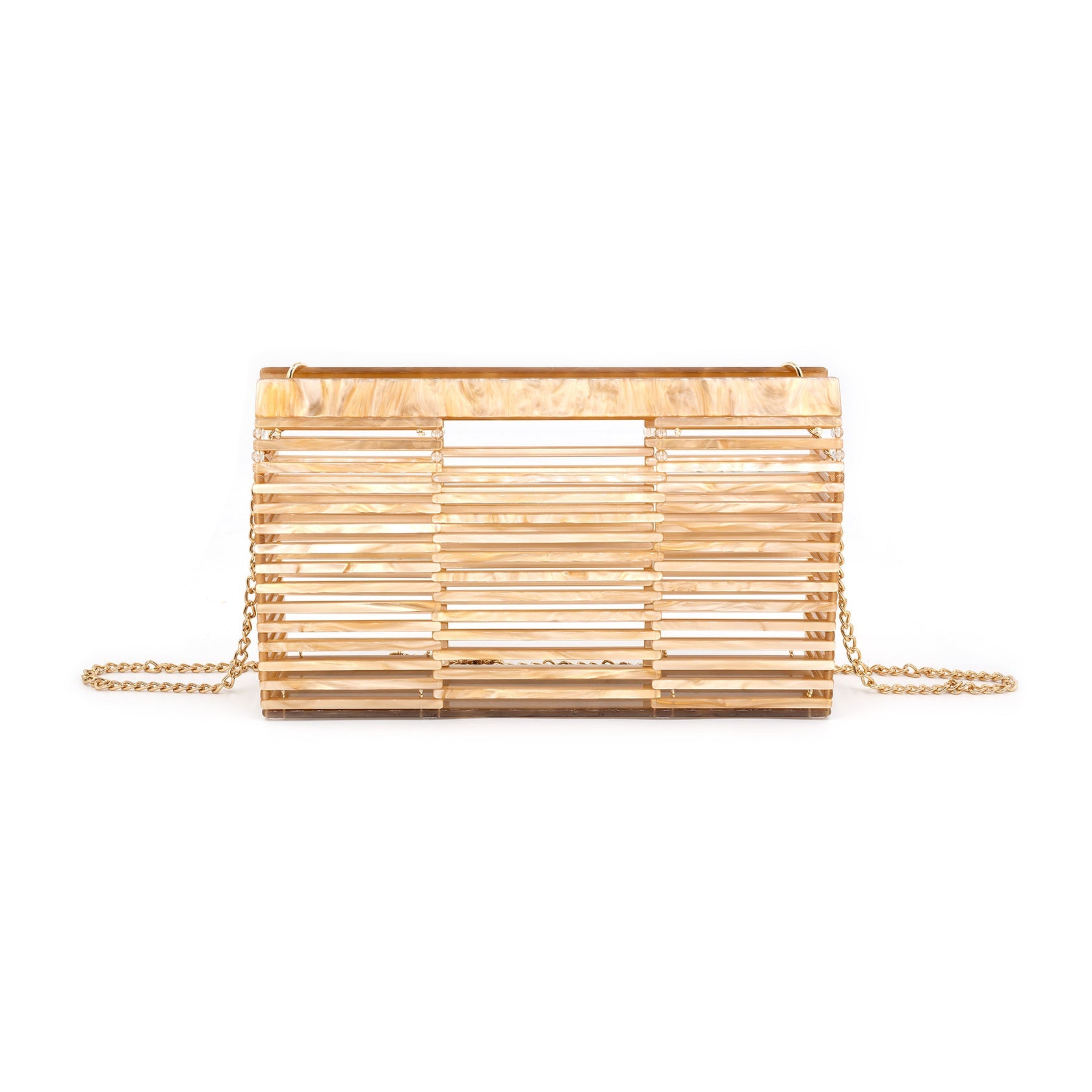 Fiji Acrylic Clutch | Modern Luxe Statement Bag