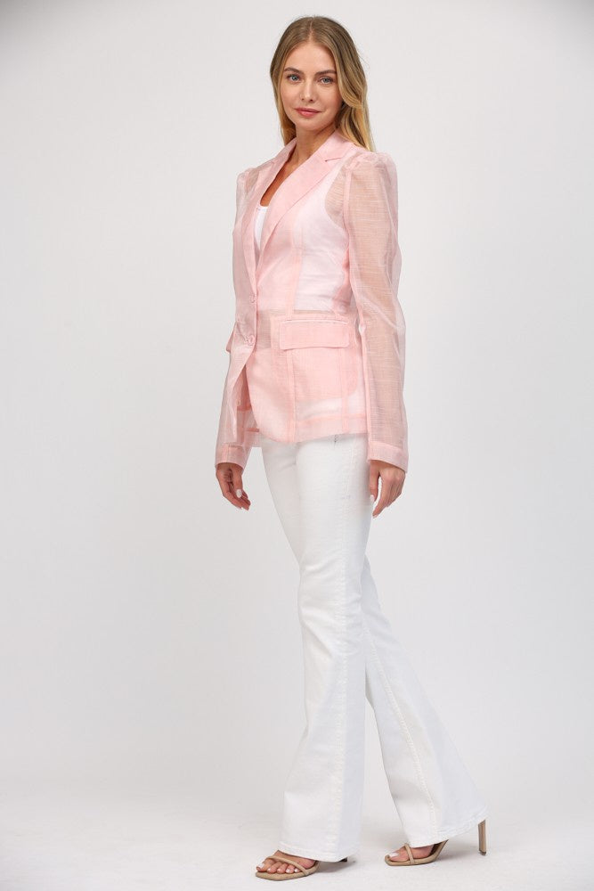 SHEER BLAZER