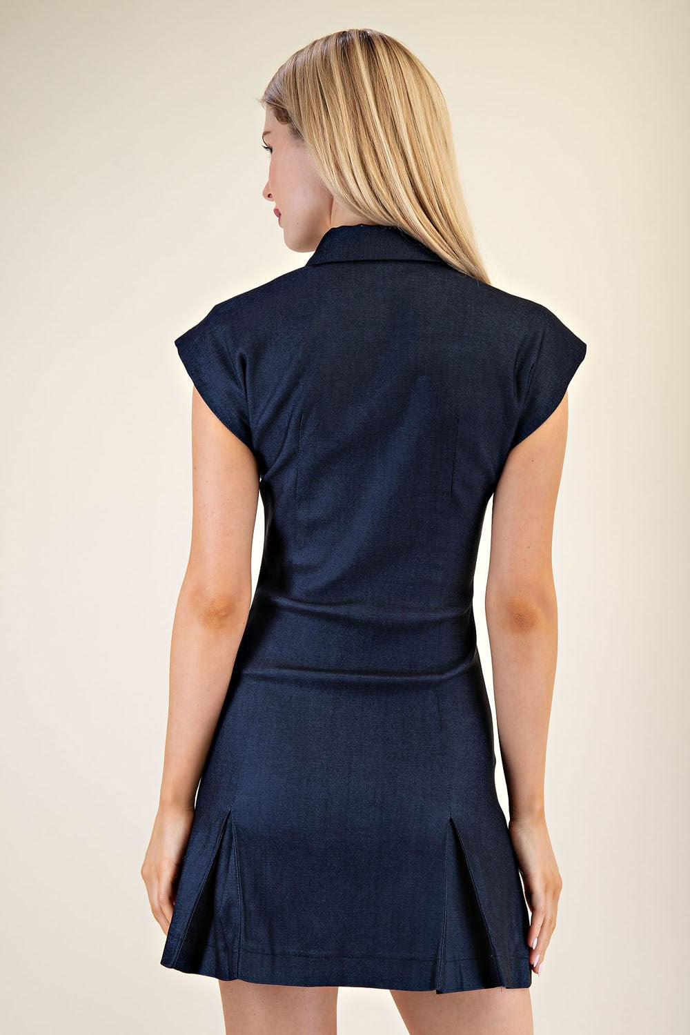 Zippered Mini Dress