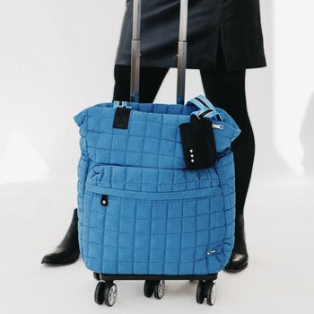Quilted Tote Roller Bag