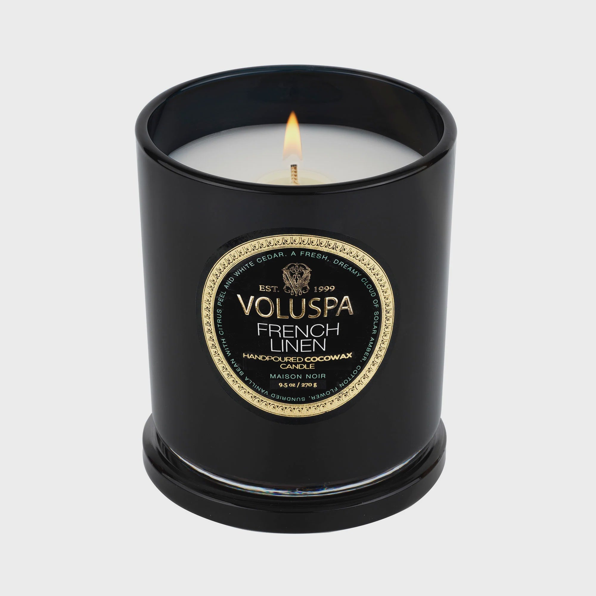French Linen Candle