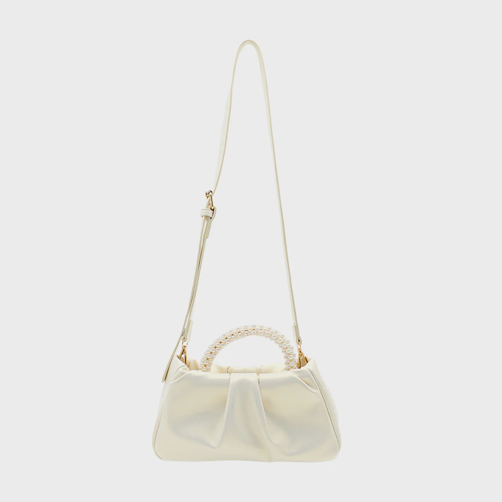 Ivory Pearl Handle Handbag – Chic and Versatile