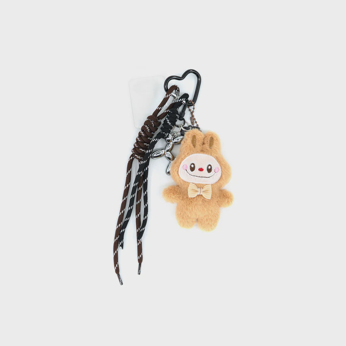 Happy Face Charm – Cute Plush Keychain Accessory