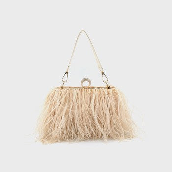 Feather Evening Bag