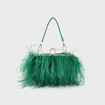 Feather Evening Bag