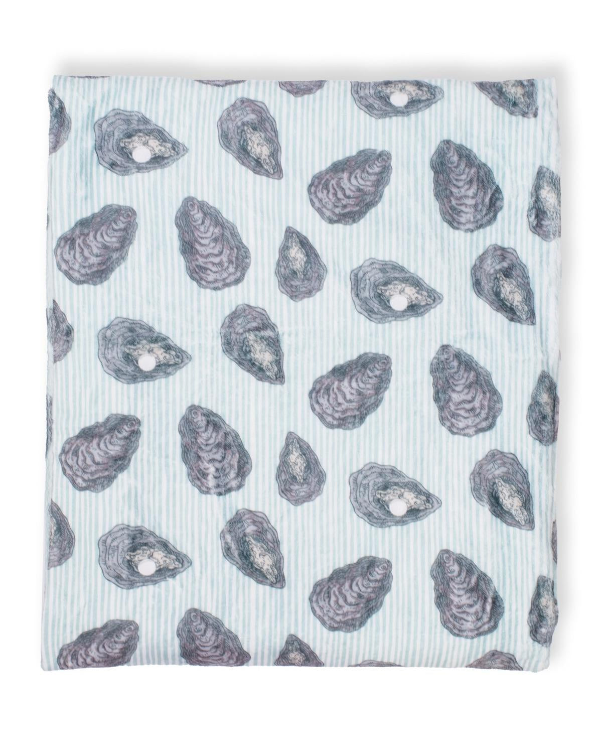 Awe Shucks Oyster Throw Blanket