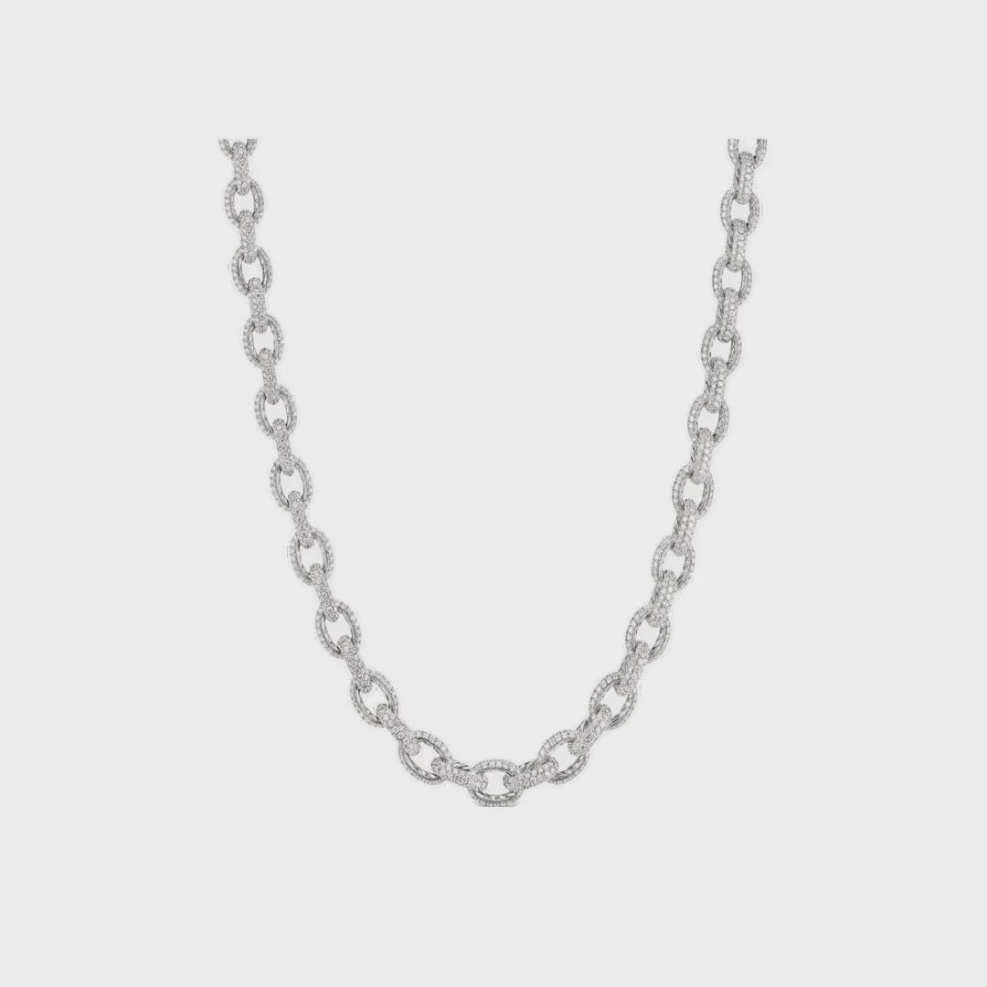 Luxe Link Necklace ( silver)