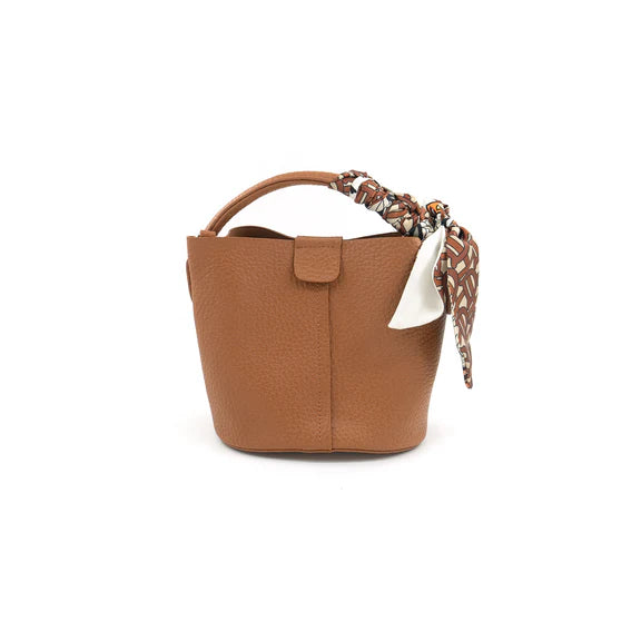 Chic PU Mini Bucket Bag