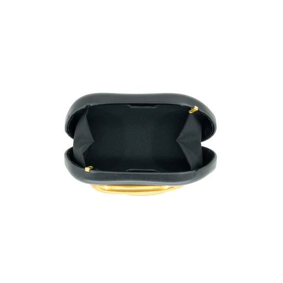 Evening Clutch with Gold Handle
