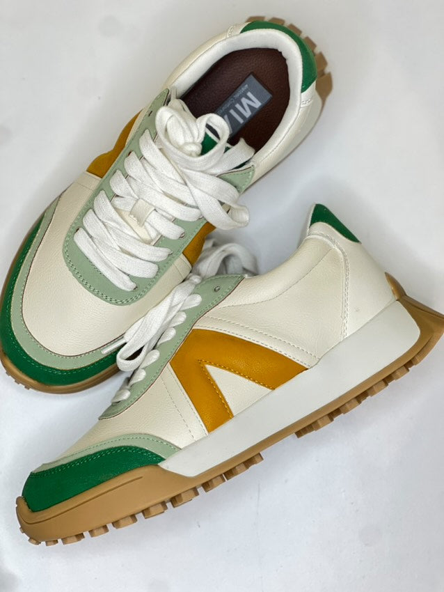 Green & Cream Town  Sneaker