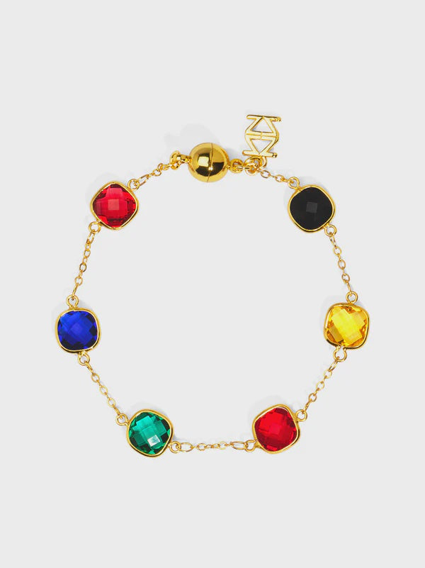 Two Strand Resin Beaded Stretch