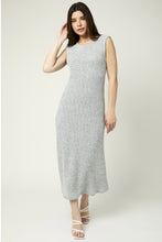 Load image into Gallery viewer, Cap Sleeve Round Neck Maxi Dress
