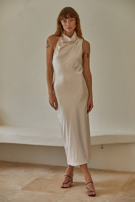 FIFTH AVENUE SATIN DRESS