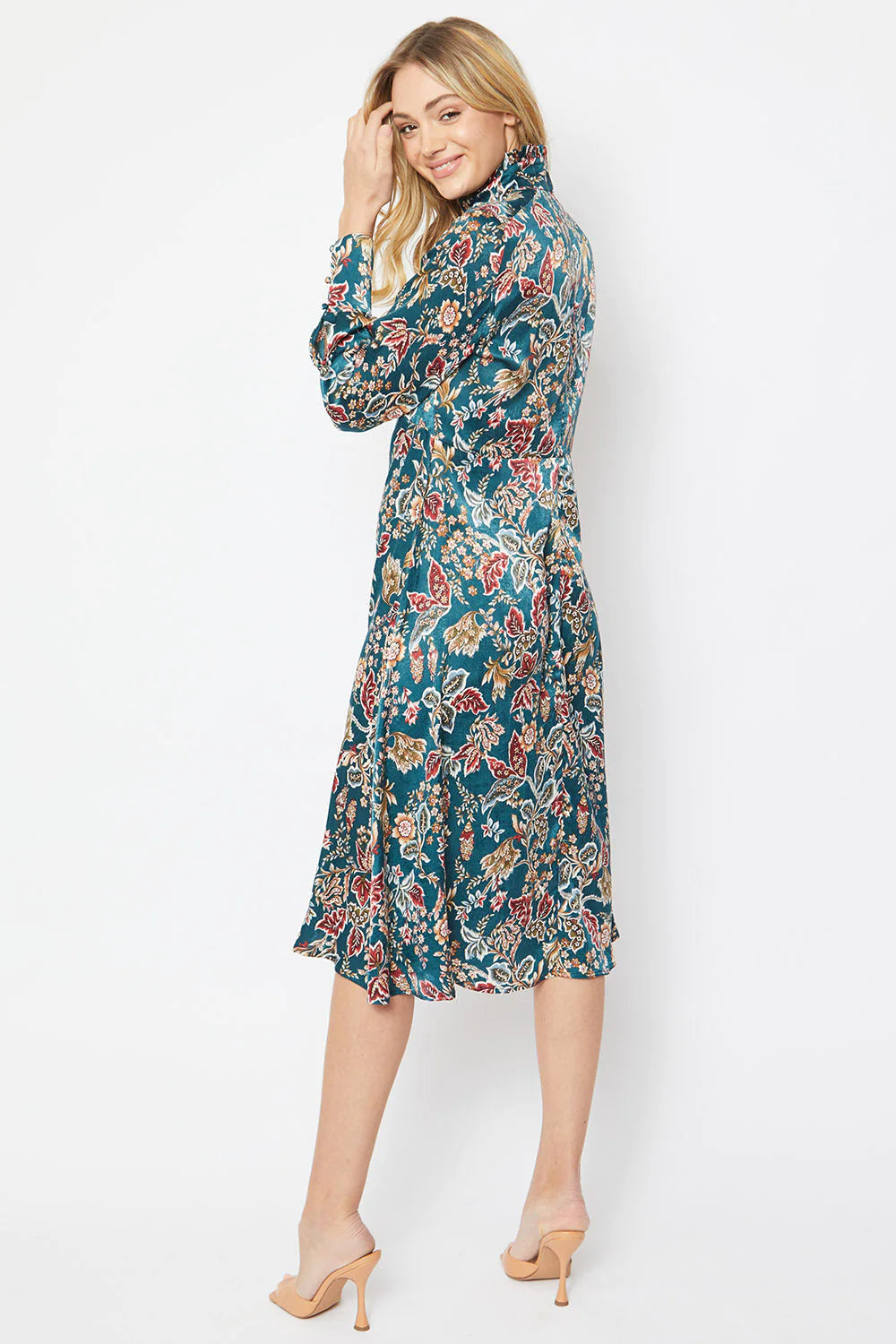 Duchess Silk Blend Maxi Dress