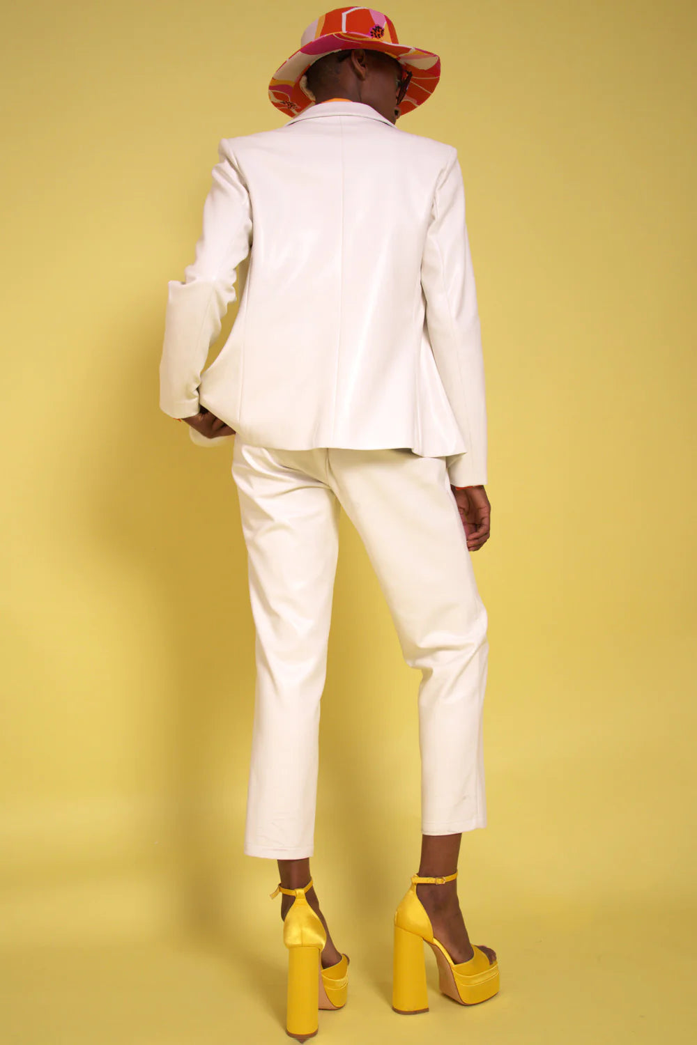Vegan Eco Leather Blazer
