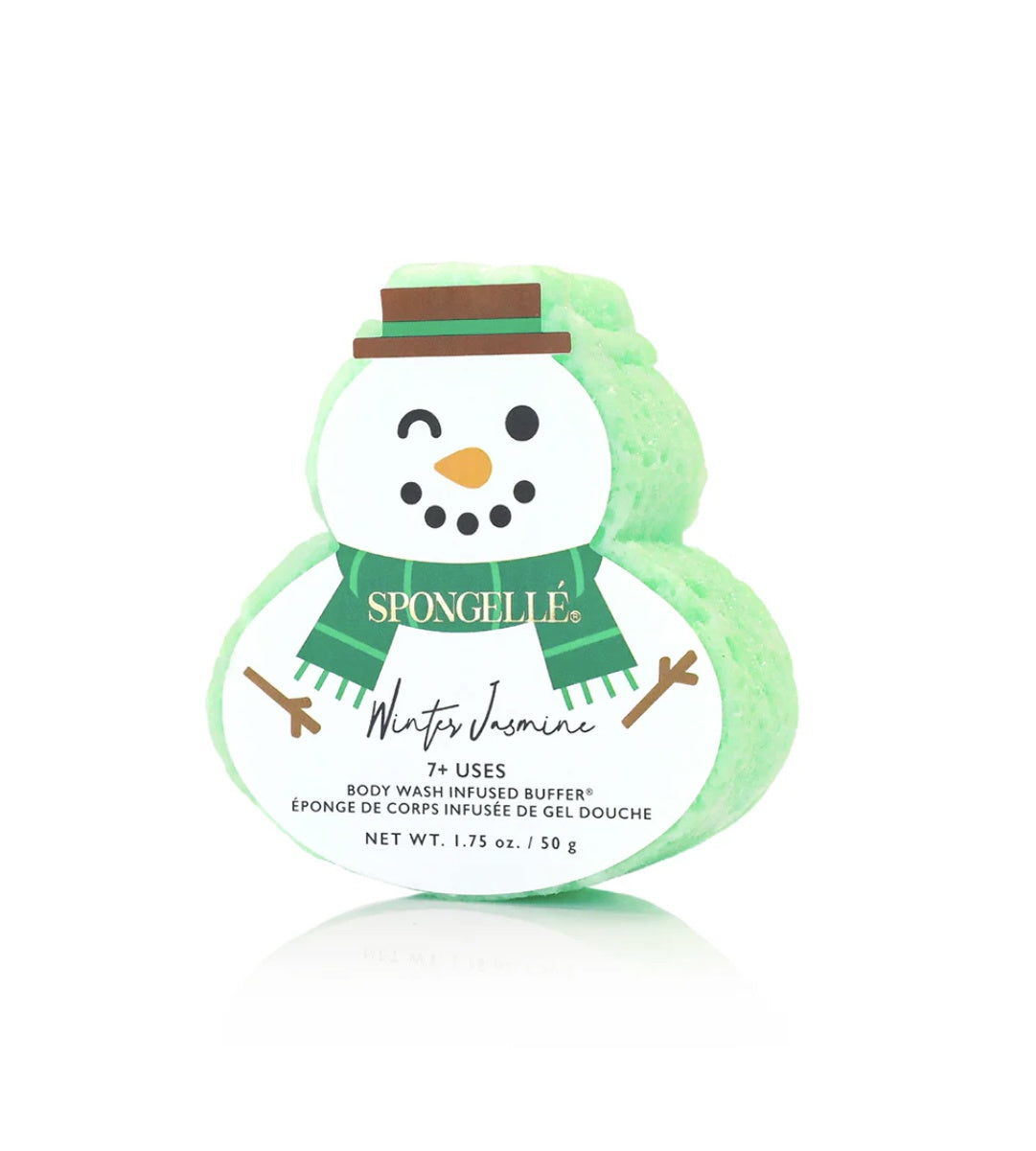 snowman bath sponges