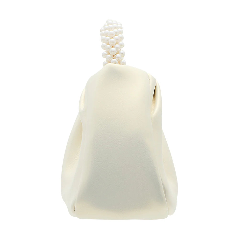 Ivory Pearl Handle Handbag – Chic and Versatile